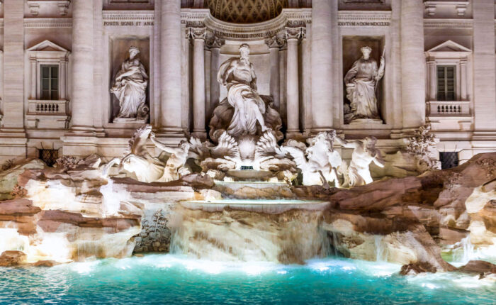 fontana di trevi cronologia dell'architettura