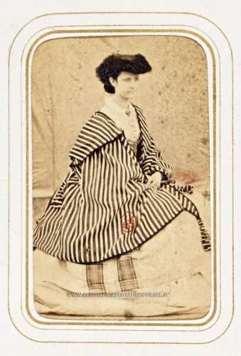 Fotografia vintage di Maria Annunziata di Borbone-Due Sicilie
