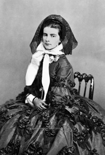 Fotografia vintage di Maria Sofia di Baviera - 5