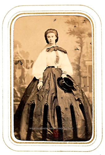 Fotografia vintage di matilde ludovica di baviera contessa di trani