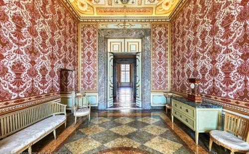 Reggia di Caserta - Anticamera della stanza letto di Ferdinando ii - vista generale