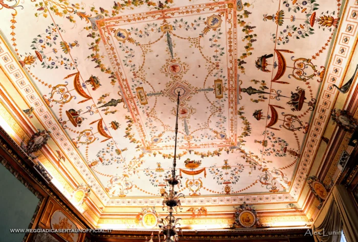 Reggia di Caserta - Seconda Sala da lettura - affresco