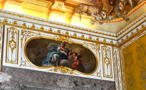 Reggia di Caserta - sala dell'autunno - dipinto sopraporta