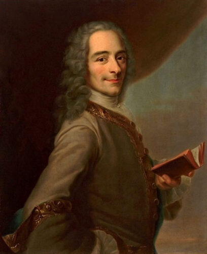 Ritratto di Voltaire – Quentin de La Tour, 1735