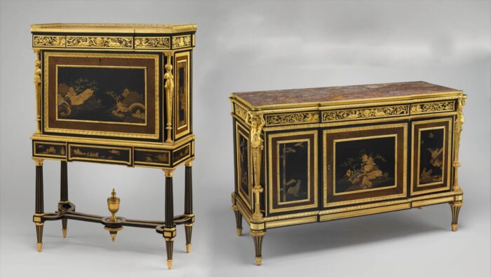 adam weisweiler - metropolitan museum of art - commode - Reggia di Caserta arredi