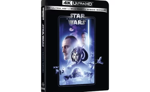 br Star Wars 1 La Minaccia Fantasma blu ray 4k - copertina film - Oggettistica - Shop Reggia di Caserta Unofficial