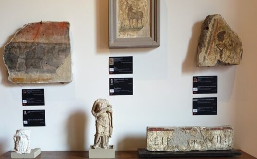 caserta capua museo campano cortile 4caserta capua museo campano mosaici