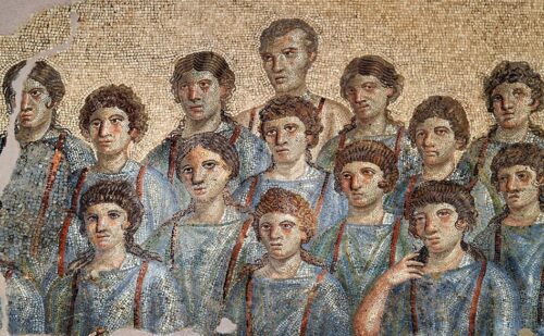 caserta capua museo campano cortile 4caserta capua museo campano mosaici