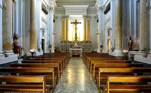 caserta cosa vedere - chiesa di san sebastiano san agostino - interno