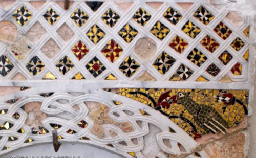 caserta cosa vedere - museo diocesano - frammmento di mosaico