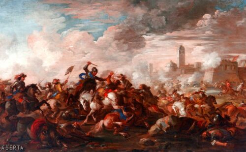 Caserta Quadreria Battaglia Ilario Spolverini, Reggia di Caserta Unofficial