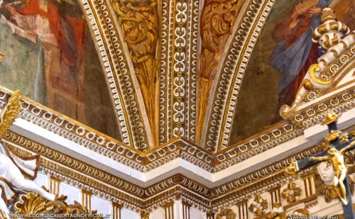 certosa di padula - cappella dettaglio affreschi