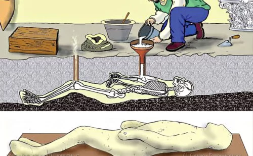 come hanno creato i calchi delle vittime di pompei ed ercolano
