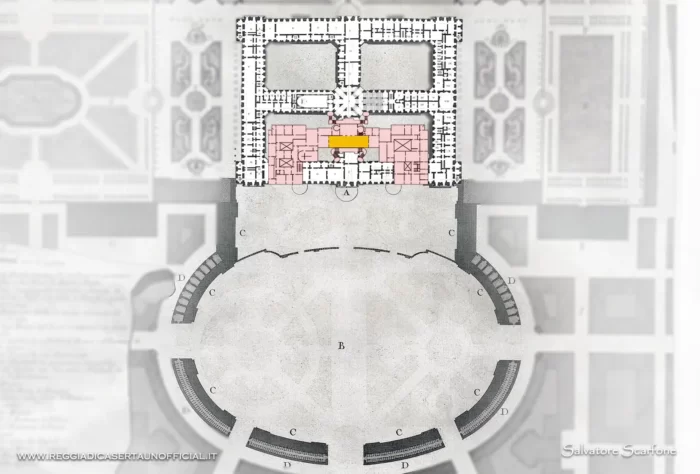 confronto piante - dimensioni &egrave; piu grande la Reggia di Caserta o quella di Sch&ouml;nbrunn