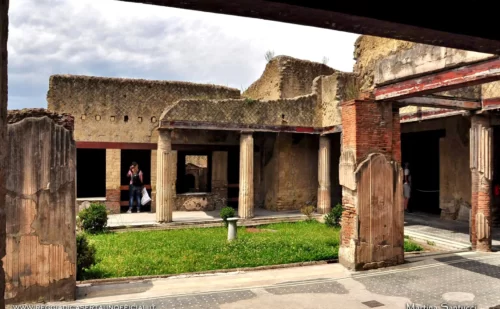ercolano parco archeologico - interno villa 2