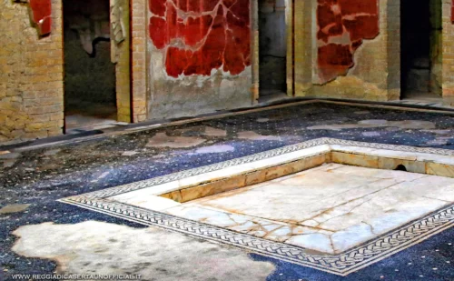 ercolano parco archeologico - interno villa