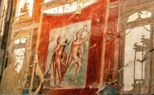 ercolano parco archeologico - sede degli augustali - affresco