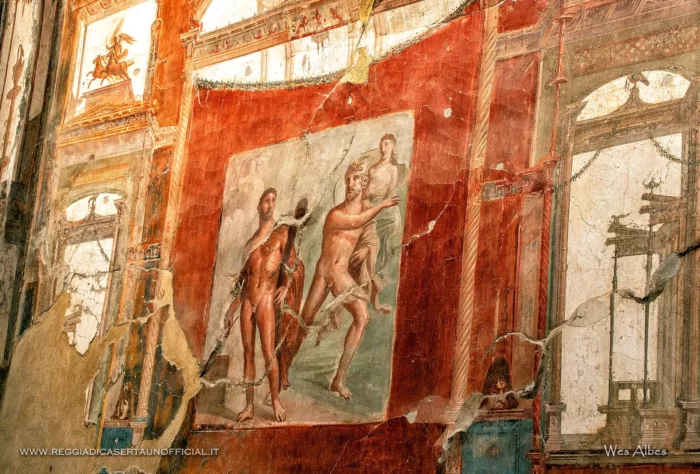 ercolano parco archeologico - sede degli augustali - affresco
