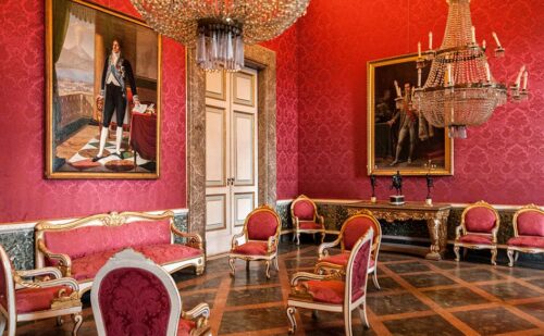 Fotomontaggio Arredamento Prima, Reggia di Caserta Unofficial