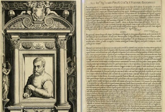 frontespizio libro Vignola Regola delli cinque ordini d&rsquo;architettura 1635 - (ENG: title page of the book Vignola Rule of the five orders of architecture 1635 )