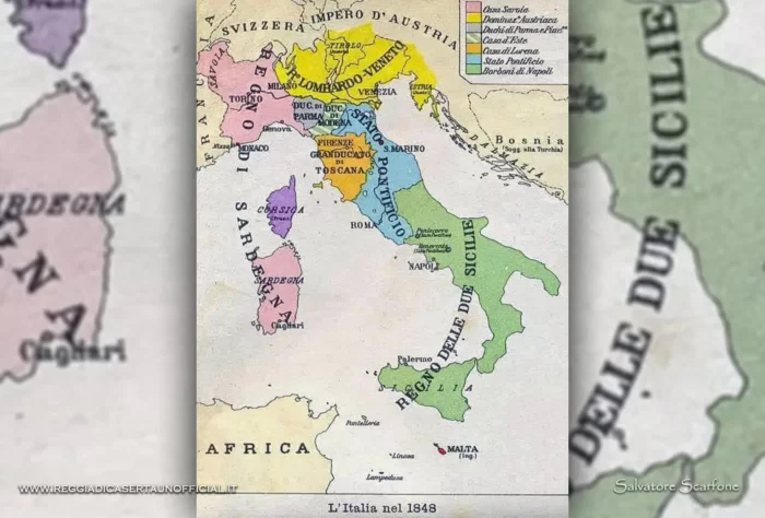gli stati italiani fino al 1948 e prima dell'unità d'italia