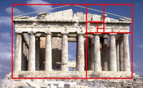 La sezione aurea applicata al Partenone