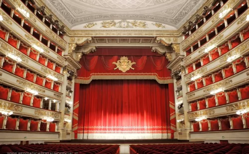Interno Del Teatro Alla Scala Vista Del Palcoscenico, Reggia di Caserta Unofficial