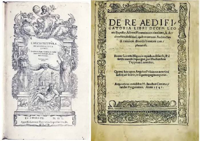 leon battista alberti - De re aedificatoria libro cronologia dell'architettura