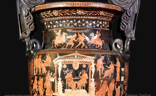 museo archeologico di napoli - magna grecia - cratere