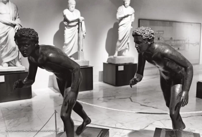 museo archeologico - ercolano villa dei papiri - due corridori