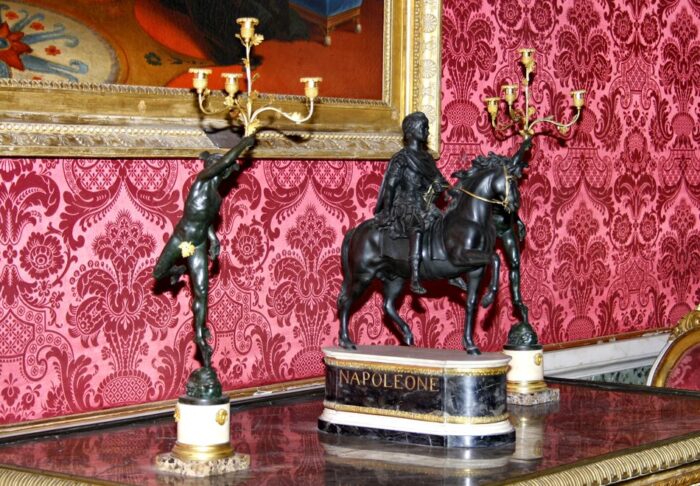 Francesco Righetti Statua equestre in bronzo di Napoleone - (ENG: Francesco Righetti Bronze equestrian statue of Napoleon)