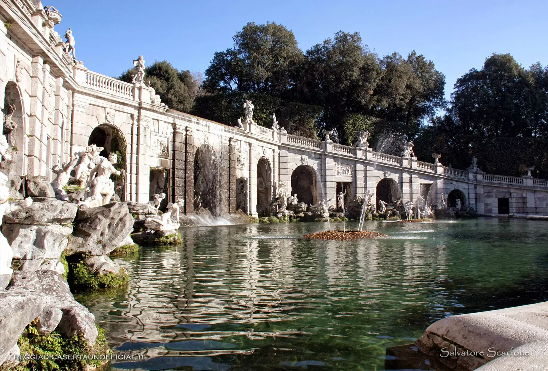 fontane, Le fontane delle Reggia di Caserta, Sito non ufficiale della Reggia di Caserta