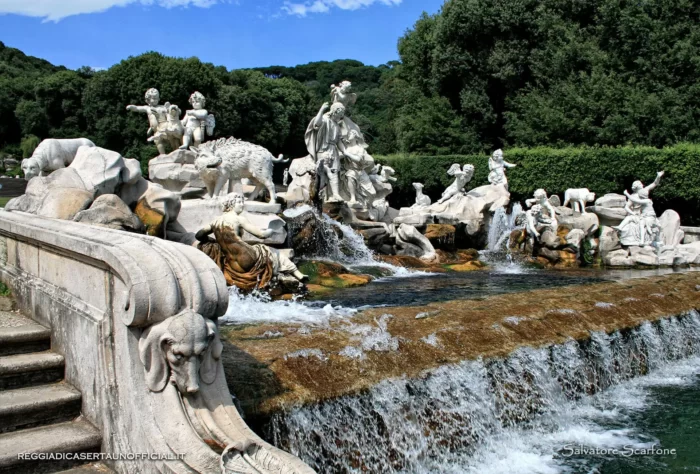 fontane parco della Reggia di Caserta fontana di venere e adone