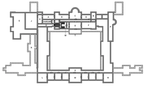 pianta di buckingham palace