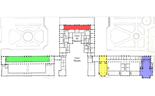 Pianta Di Versailles Plan Dimensions Size Dimensioni 500x309, Palace of Caserta Unofficial