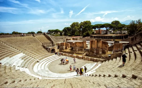 pompei scavi archeologici - cosa visitare - teatro grande