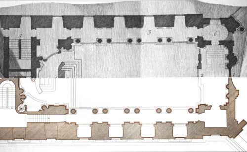 Il progetto del Vanvitelli / Rilievo odierno