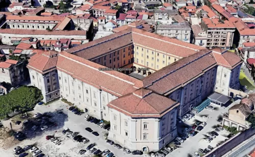 provincia di caserta aversa castello aragonese vista dal cielo in 3d google maps