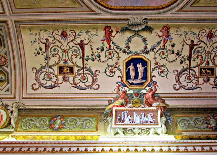 Reggia Caserta Soffitto Neoclassico 1, Royal Palace of Caserta Unofficial