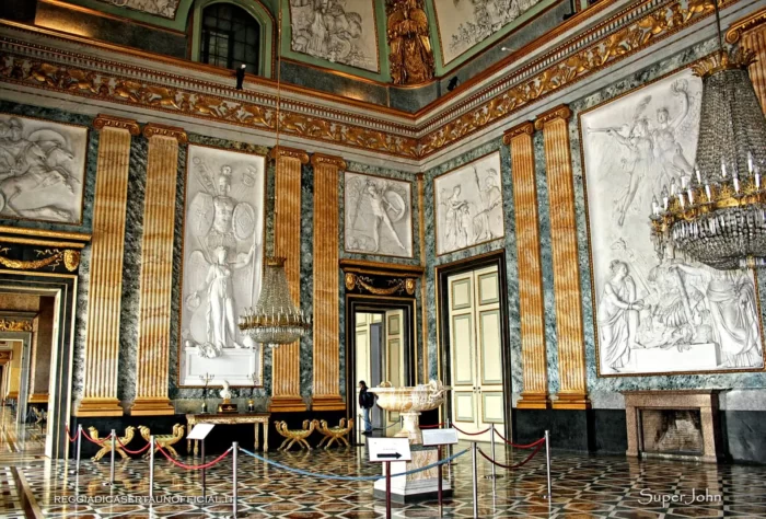 anticamera dei baroni sala di marte della Reggia di Caserta - (ENG: antechamber of the barons hall of mars of the royal palace of caserta )