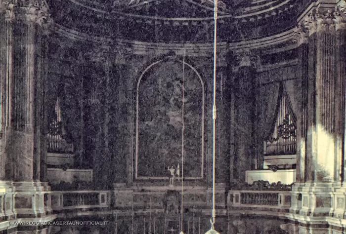 Reggia di Caserta cappella palatina, organi scomparsi col bombardamento del 1943