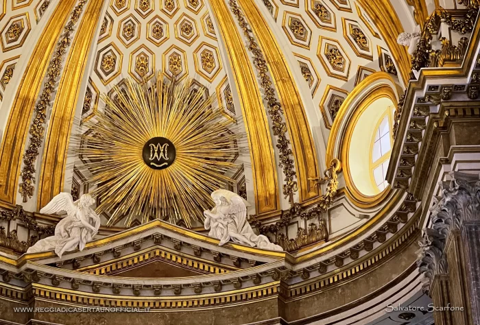 Reggia di Caserta - cappella palatina - soffitto dell'abside