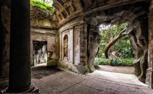 Reggia di Caserta giardino inglese criptoportico 3
