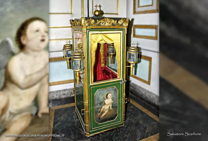 Reggia di Caserta portantina di papa pio ix portantine napoletane