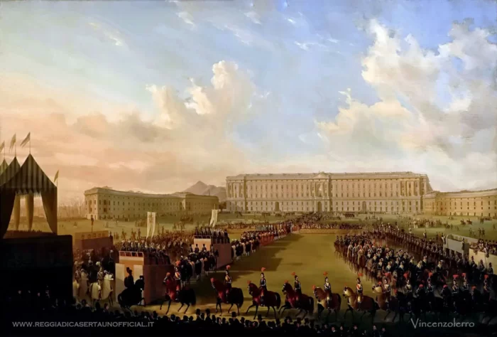 fergola torneo Reggia di Caserta prima anticamera di gioacchino joachim murat dipinto tornero di caserta salvatore fergola - storia della Reggia di Caserta - (ENG: history of the Royal Palace of Caserta )