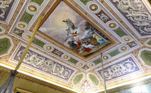 Reggia Di Caserta Sala Del Consiglio   Affresco, Reggia di Caserta Unofficial