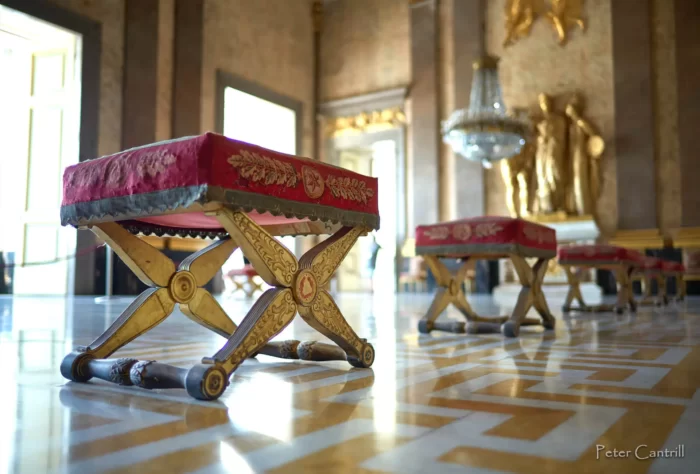 Reggia Di Caserta Sala Di Astrea Anticamera Degli Ambasciatori Arredi Sgabello Tuileries, Reggia di Caserta Unofficial