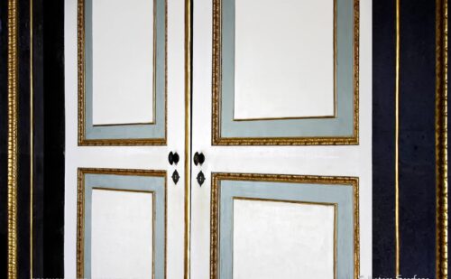 Reggia di Caserta - sala di marte - porte dettaglio