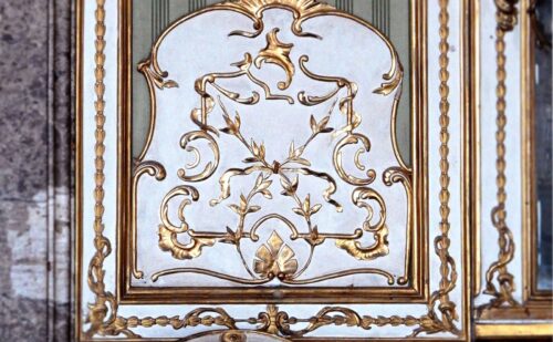 Reggia Di Caserta Sala Estate Baciamano Udienze Dettaglio Parete, Reggia di Caserta Unofficial