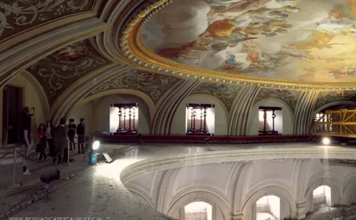 Lo spazio per l'orchestra nella finta cupola